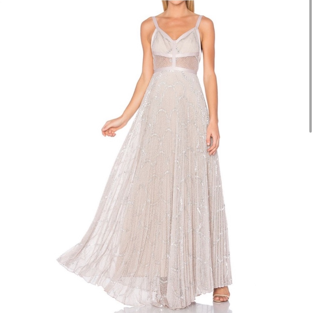 Alexis - Isabella Gown in Silver Blush